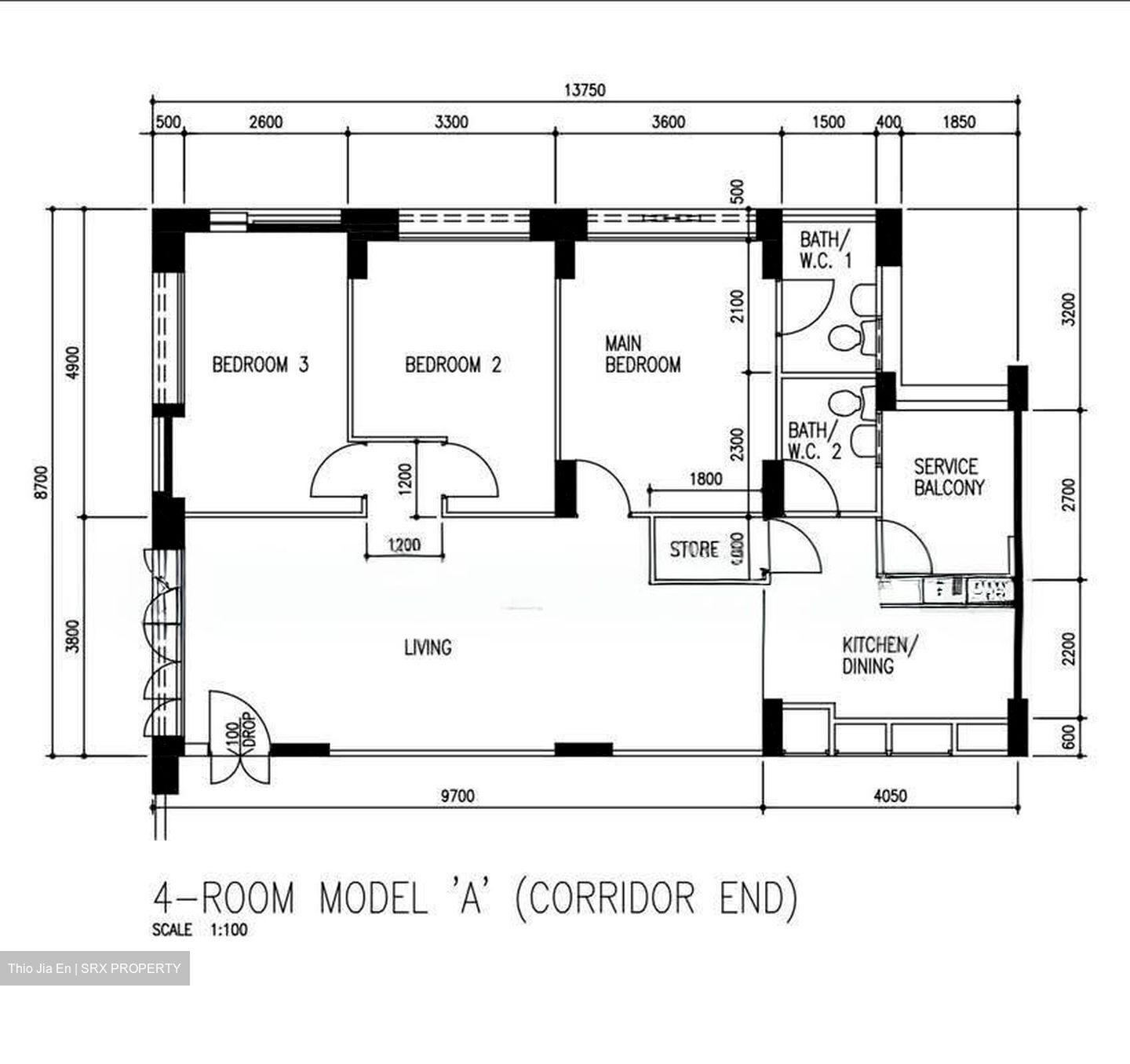 Blk 657 Eunos Damai Ville (Bedok), HDB 4 Rooms #610459671